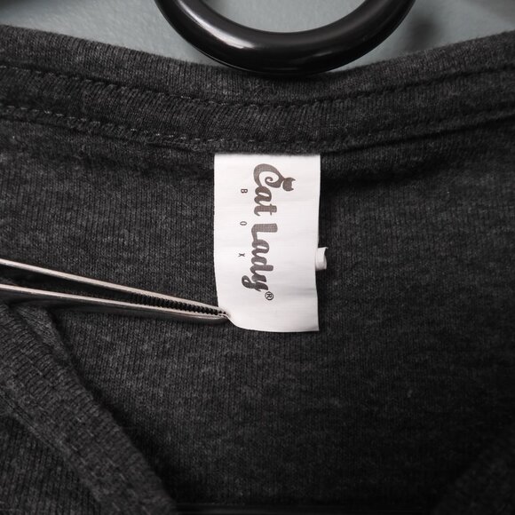 Cat Lady Long Sleeve Zipper Jacket/Hoodie, Medium - Picture 6 of 8